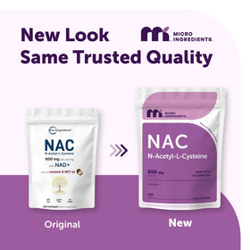 Gélules souples Micro Ingredients NAC avec huile de coco