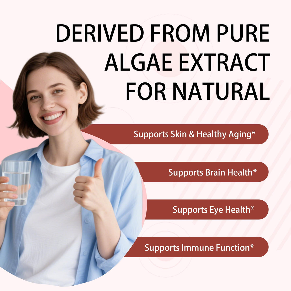 Gélules souples Zeria Astaxanthin sur fond blanc