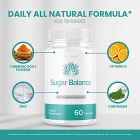 Gélules SugarBalance d'IDEAL PERFORMANCE, vue de dessus