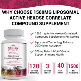 Gélules SZCZEKIN Complément Alimentaire Liposomal 1500mg, vue rapprochée