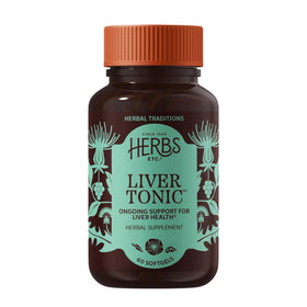 Gélules Tonic Hépatique de Herbs Etc. vue avant