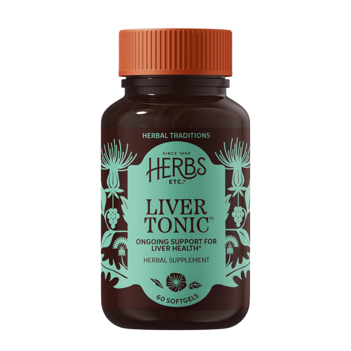 Gélules Tonic Hépatique de Herbs Etc. vue avant
