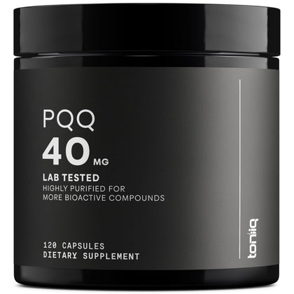 Gélules Toniiq PQQ 40mg vue de face avec emballage