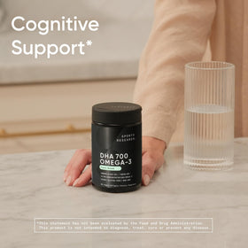 Gélules Vegan DHA Sports Research avec vue de côté