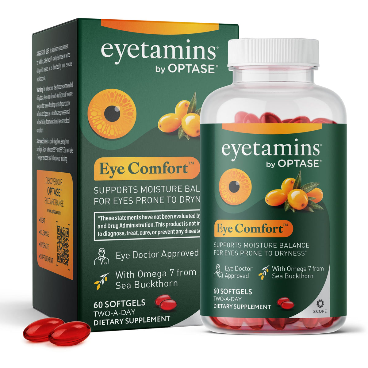 Gélules végétales eyetamins Œil Confort 60 gélules