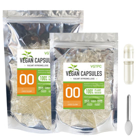 Gélules végétales vides VGTPC taille 00 en packaging