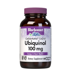 Gélules végétariennes BlueBonnet CoQ10 Ubiquinol 100 mg, emballage avant