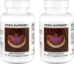 Gélules végétariennes de champignon Reishi Nutrition, vue de face