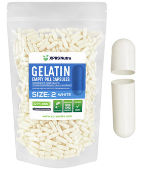 Gélules vides taille 2 XPRS Nutra vue de face