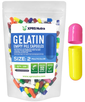 Gélules vides Taille 2 XPRS Nutra - vue de face