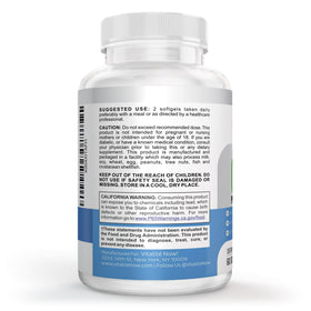 Gélules Vitalité Now! Choline Phosphatidyl à côté de leur emballage