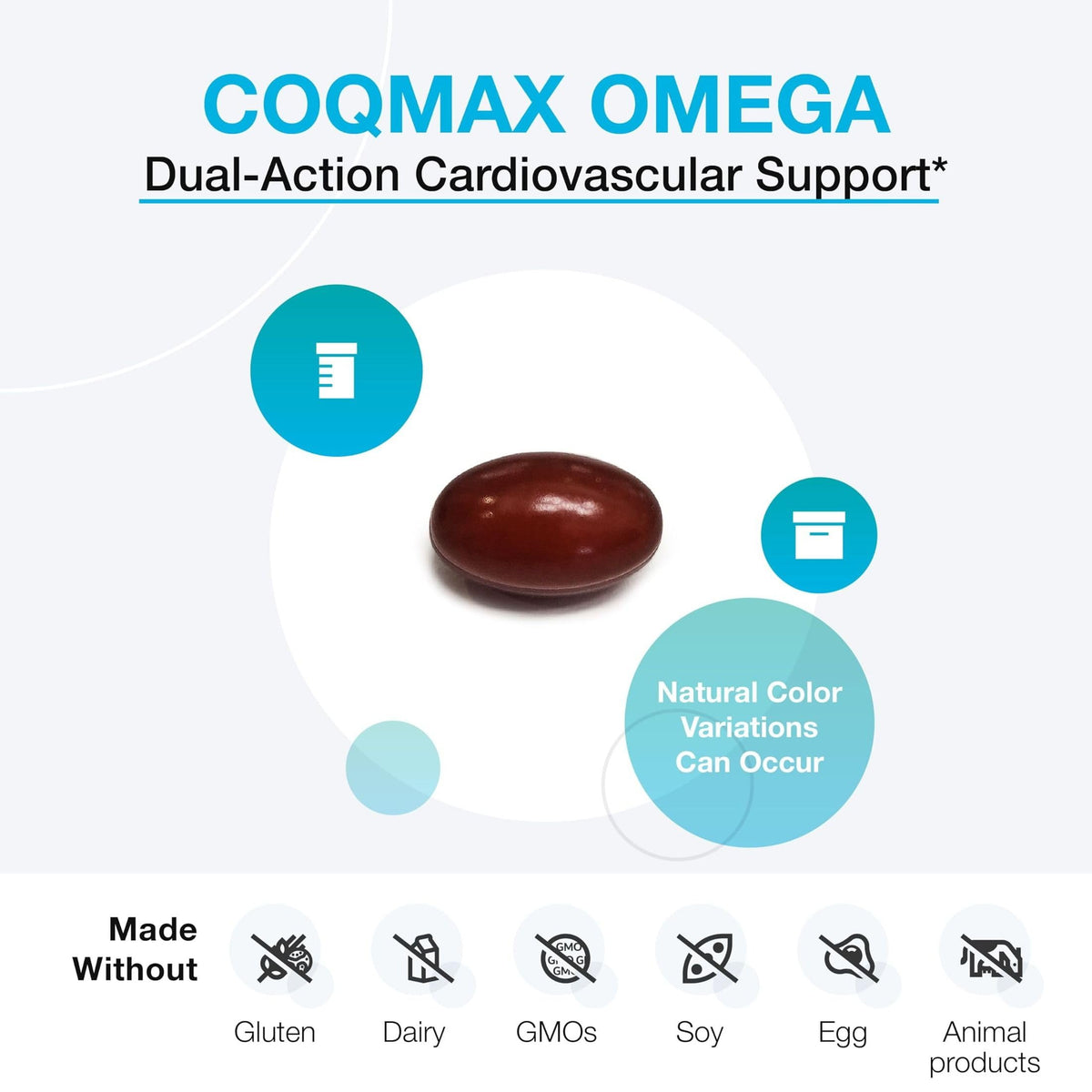 Gélules XYMOGEN CoQmax Omega 100 mg avec bouteille ouverte
