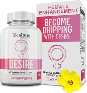 Gélules Zealous Nutrition complément alimentaire féminin vue de face