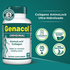 Genacol Collagène Hydrolysé arrière de l'emballage