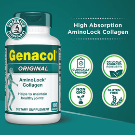 Genacol Collagène Hydrolysé supplément dans une cuillère