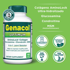 Genacol Optimum complément articulations présentation des tablettes