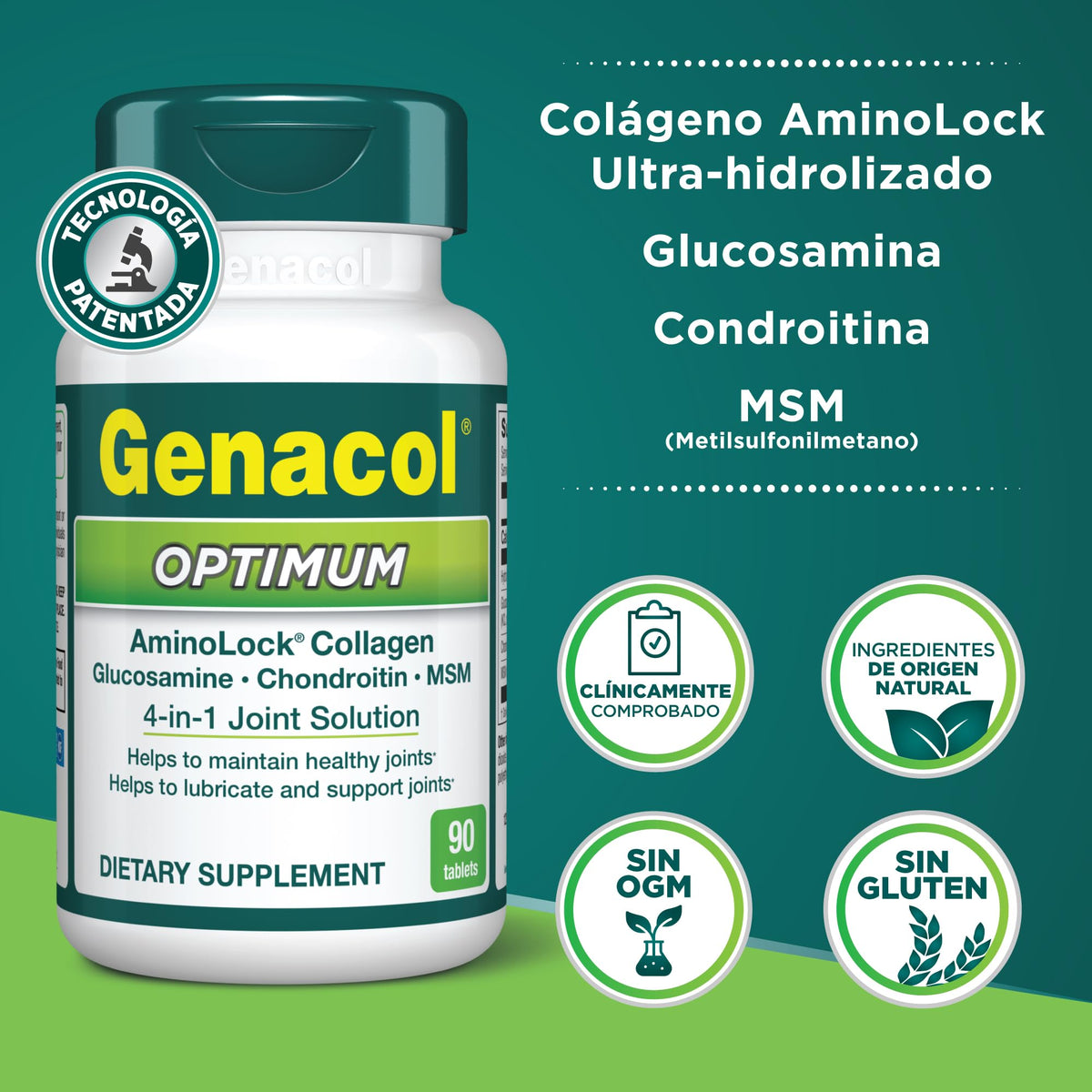 Genacol Optimum étiquette et composition