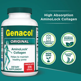Genacol Original complément alimentaire collagène 90 jours vue arrière