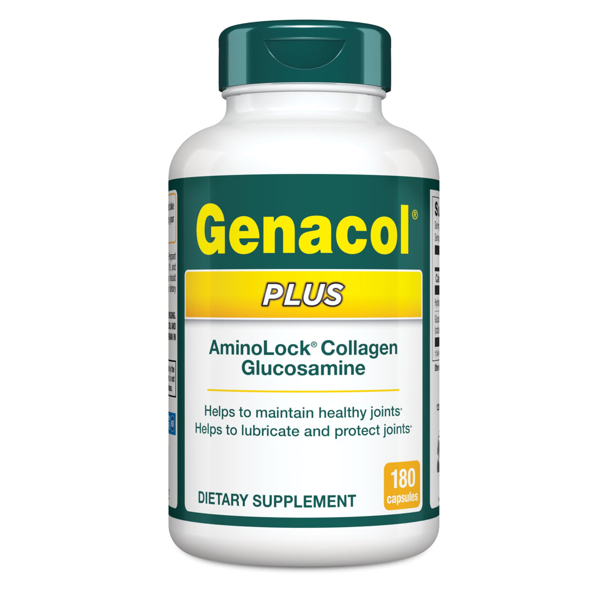 Genacol Plus boîte de complément glucosamine et collagène vue de face