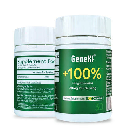 GENEIII L-Ergothioneine 30mg capsule front view