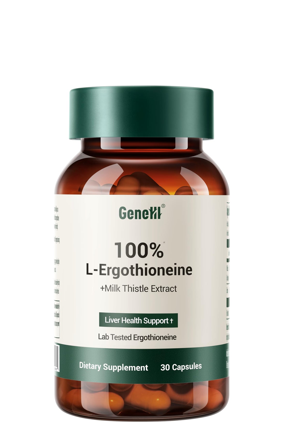 GENEIII L-Ergothioneine et Chardon-Marie devant une boîte