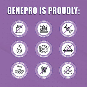 GENEPRO GEN. 3 Poudre de Collagène Unflavoured dans un smoothie