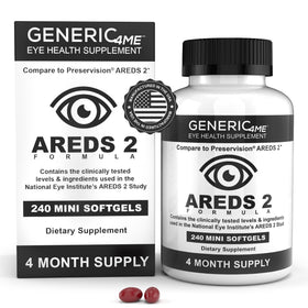 Generic4ME AREDS 2 240 mini softgels vue de face