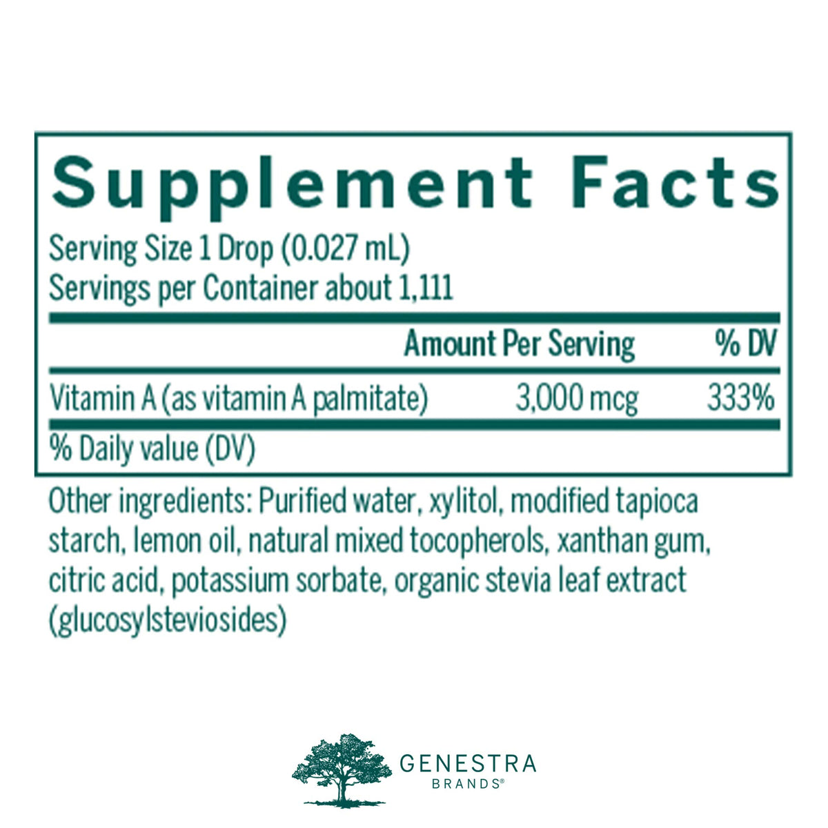 Genestra Brands A-Mulsion Saveur Citron 30 ml vue arrière