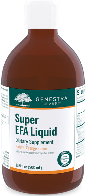 Genestra Brands Super EFA Liquide 16,9 Fl Oz devant avec étiquette orange