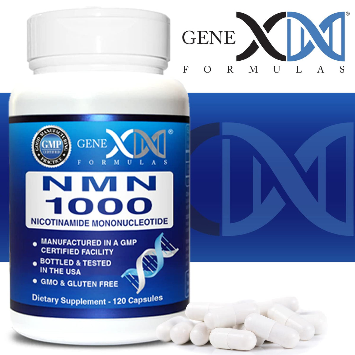 Genex Formulas Complément Alimentaire 1000mg sur une table
