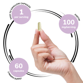 Genex Formulas Fisetin 100mg avec étiquette des ingrédients