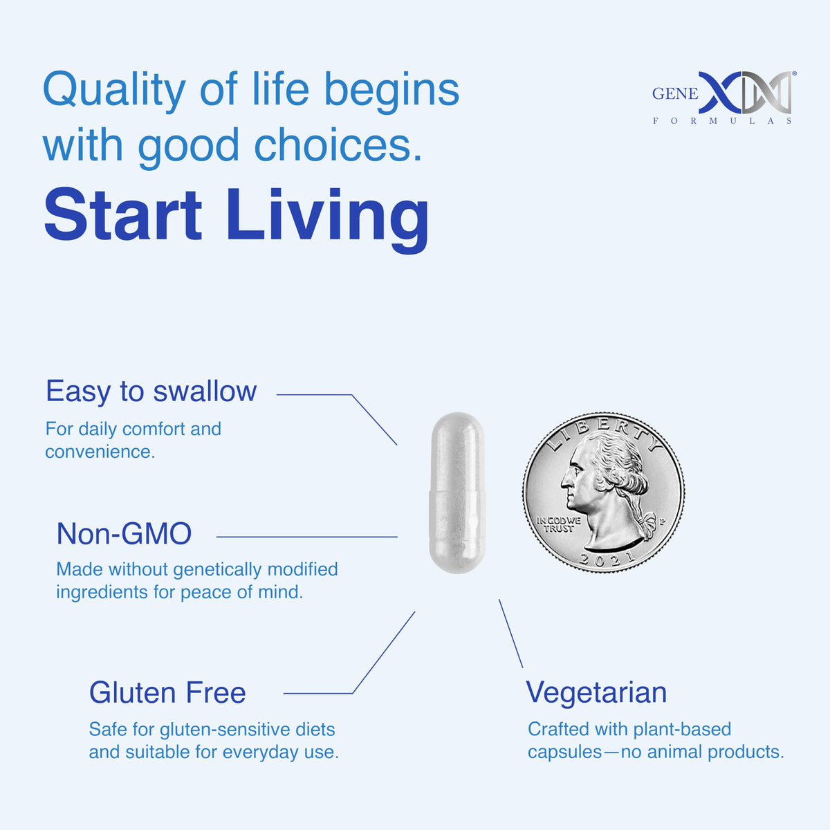 Genex Formulas TMG 1000mg complément alimentaire prise de capsules