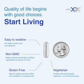 Genex Formulas TMG 1000mg complément alimentaire prise de capsules