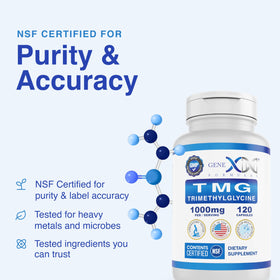 Genex Formulas TMG 1000mg dans un environnement de cuisine