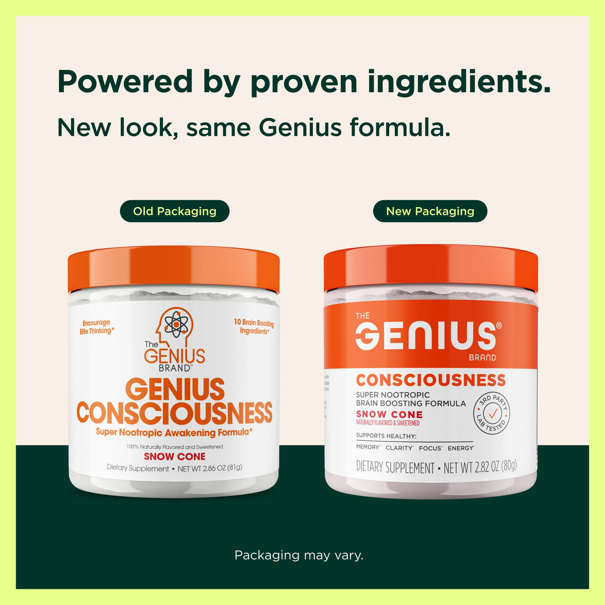 Genius Consciousness Poudre Nootropique avec cuillère de mesure