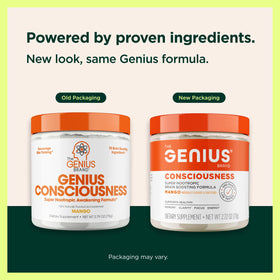 Genius Consciousness Poudre Nootropique Mangue avec cuillère dosette