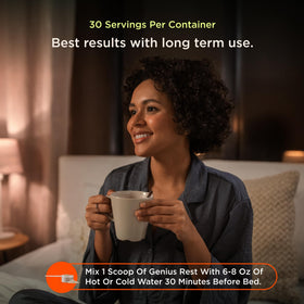 Genius Rest complément alimentaire sommeil, vue de côté