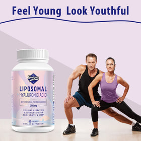 Genogna Acide Hyaluronique 1000mg capsules montrant la taille
