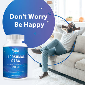 Genogna GABA Liposomal 1200mg gélules sur table