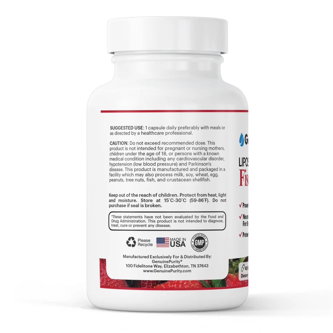 GenuinePurity Liposomal Fisetin 150mg prise quotidienne