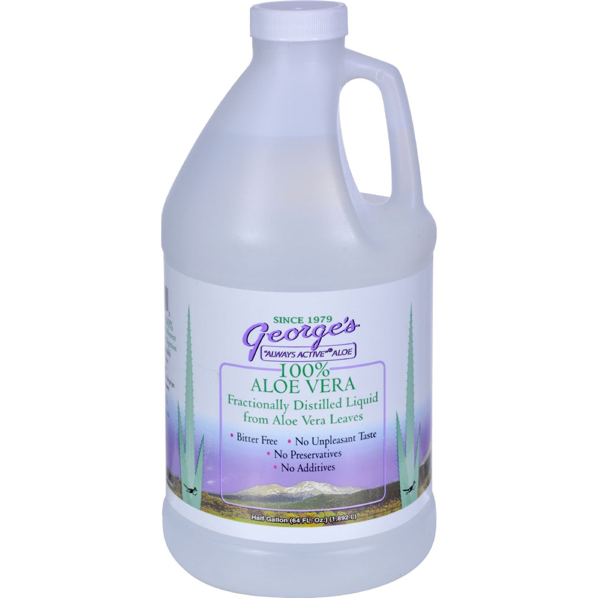 George's Boisson Aloe Vera 1,892L bouteille vue avant