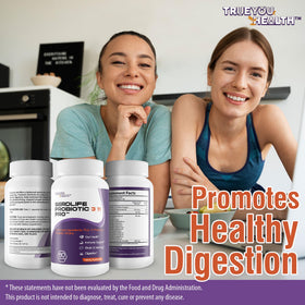 Gerdlife Probiotic 3 11 Pro avec un verre d'eau