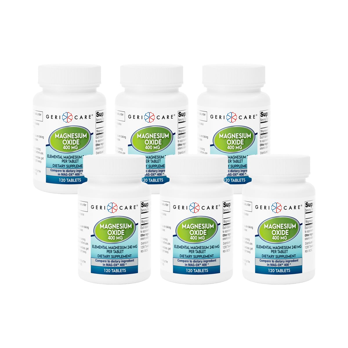 GeriCare Complément Alimentaire Magnésium 240 mg - vue de face