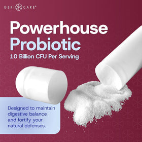 GeriCare Complément Alimentaire Probiotique 50 Capsules - boîte ouverte