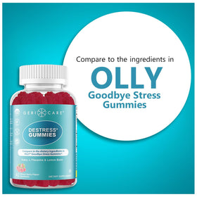 GeriCare Gummies DeStress, gummies dans une main