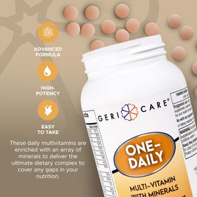 GeriCare Multivitamines 1000 comprimés vue de côté