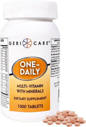 GeriCare Multivitamines Quotidiennes 1000 comprimés vue avant