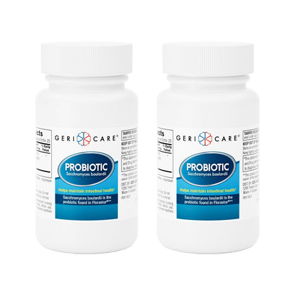 GeriCare Probiotique Saccharomyces Boulardii 500mg boîte de 50 capsules