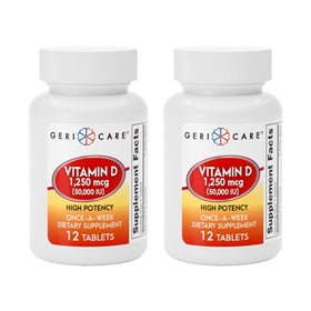 GeriCare Vitamine D 1 250 mcg boîte avant