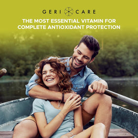 GeriCare Vitamine E 100 IU gélules en gros plan